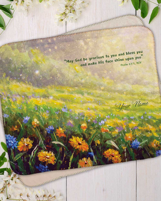 Grace in Bloom Sherpa Blanket