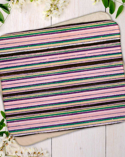 striped pattern Sherpa Blanket