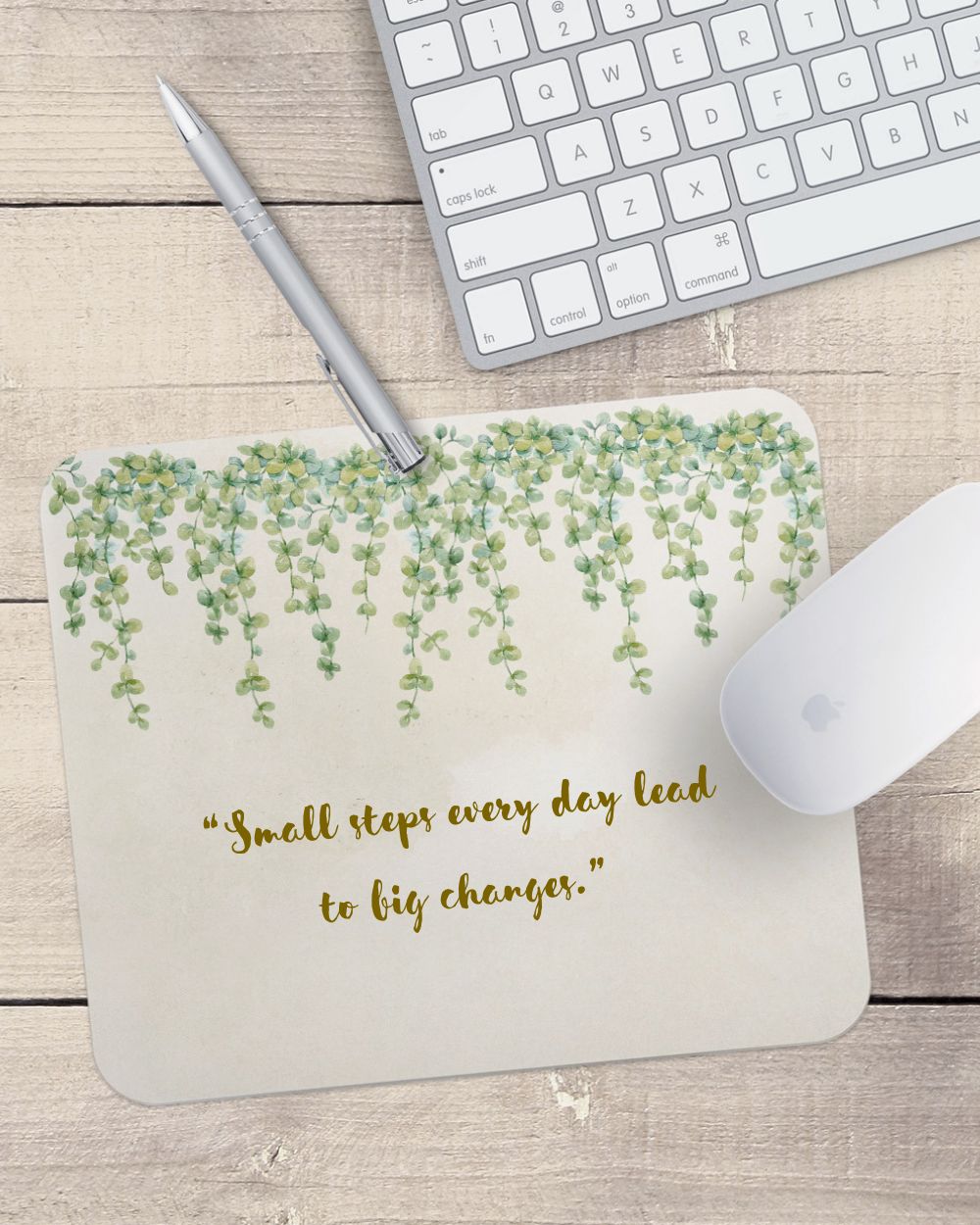 Vines Mouse Pad with Nonslip Base (SIZE 8"x9")