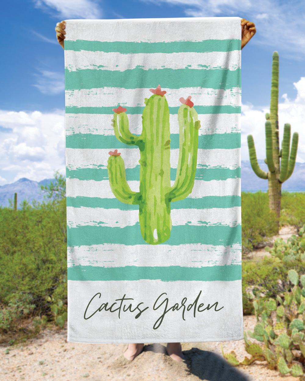 Cactus Beach Towel