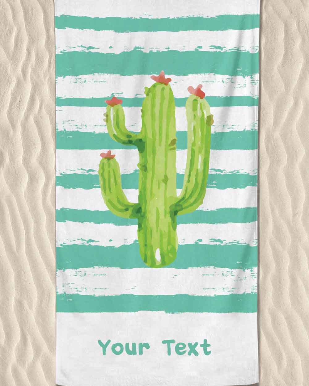 Cactus Beach Towel