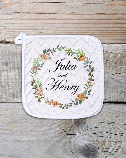 Julia&Henry Pot Holder  (SIZE 8"X 8")