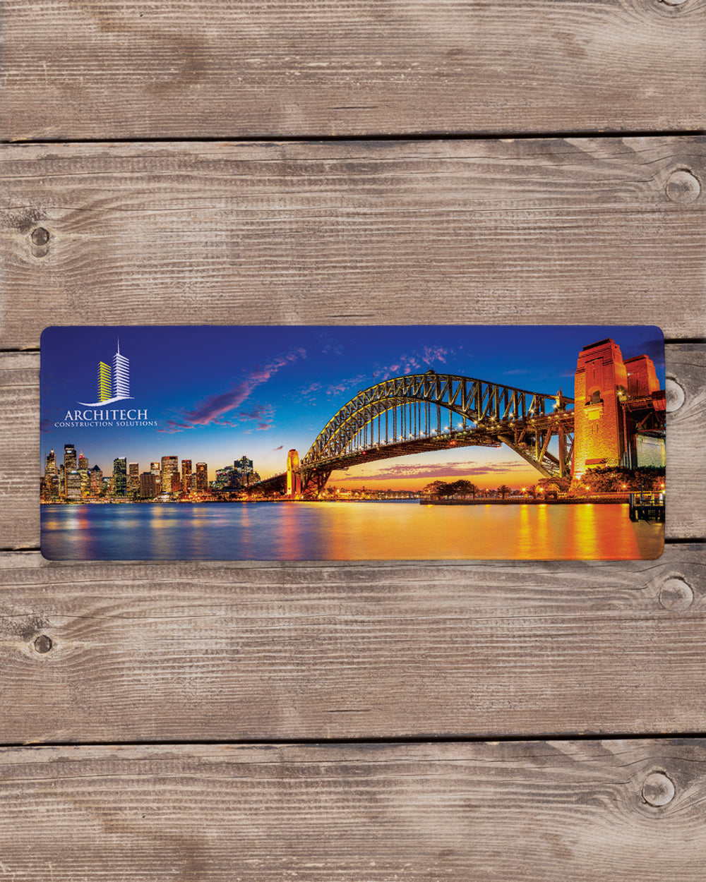 Bridge Mouse Pad with Nonslip Base (SIZE 12"X 31")