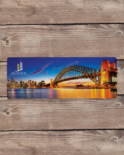 Bridge Mouse Pad with Nonslip Base (SIZE 12"X 31")