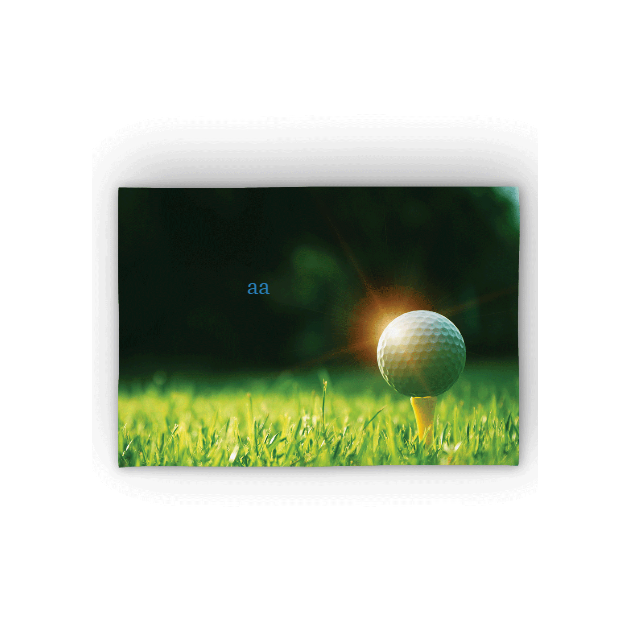 Golf Ball Rally Towel (SIZE 17"X 11")