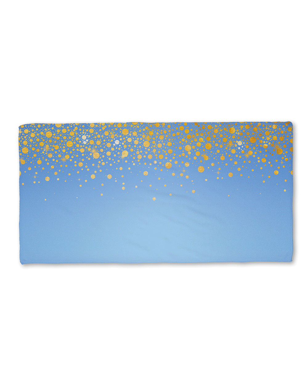 Blue Gold Beach Towel