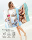 Personalized Picture Towel, Custom Towel with 3Photo Collages, Beach Towels Printed with Text/Image/Photo