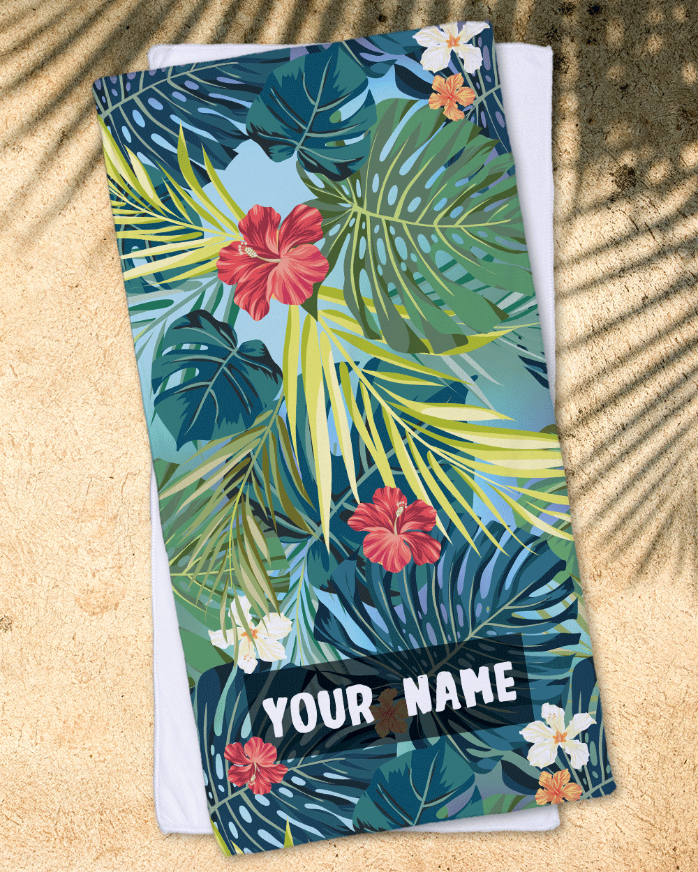 Palm Leaves Beach Towel
