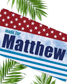 Flag Name Beach Towel