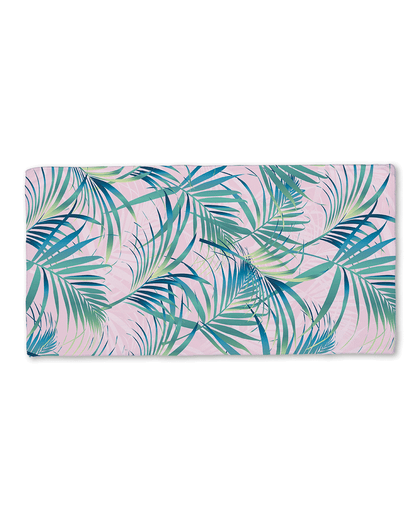 Pink Palmtree Beach Towel