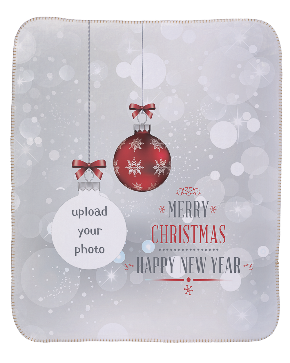 Ornament Sherpa Blanket