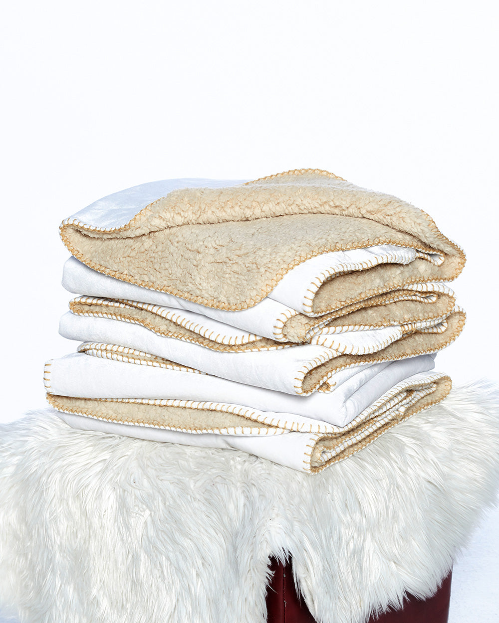 Coffee Bean Sherpa Blanket