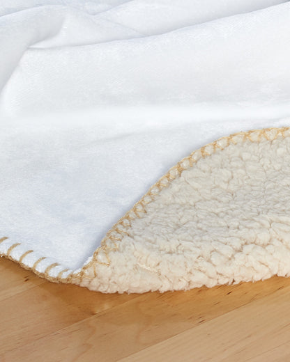 Broidery Christmas Sherpa