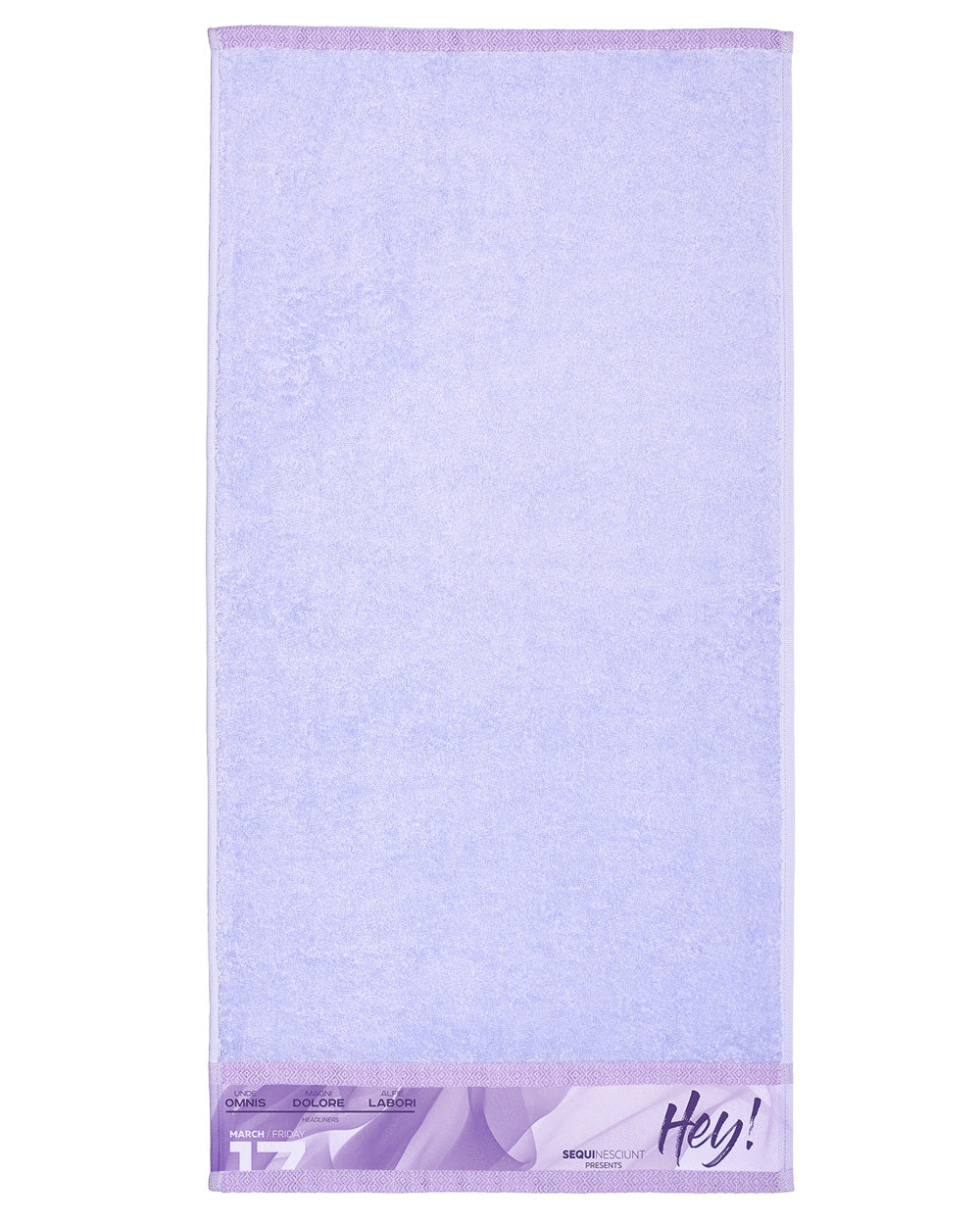 Purple Hand Towel (SIZE 16"X 32")