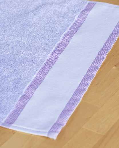 Custom Design Purple Hand Towel (SIZE 16"X 32")