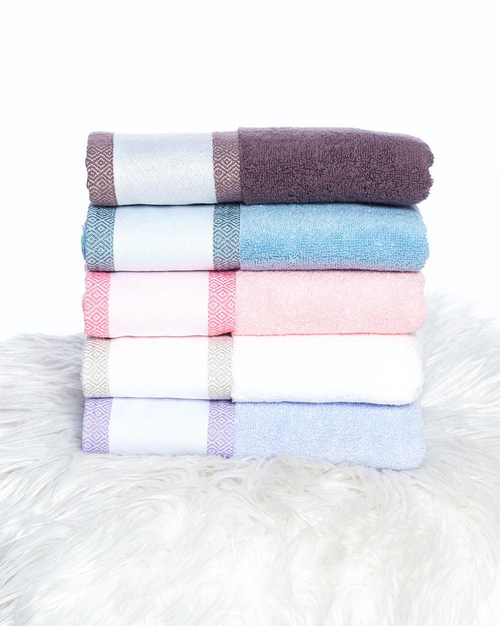 Purple Hand Towel (SIZE 16"X 32")