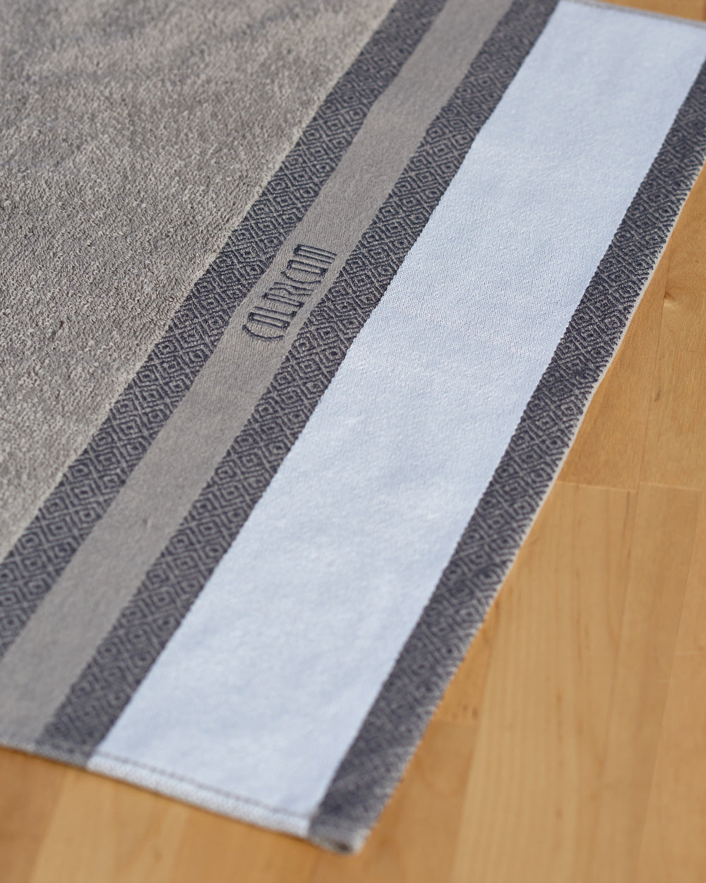 Custom Design Grey Mini Bath Towel (SIZE 20"X 40")