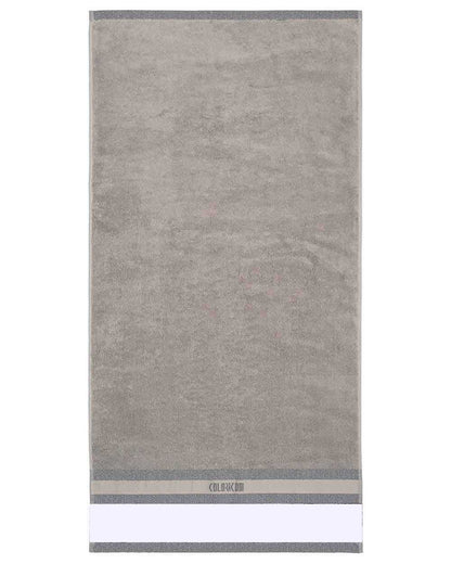 Custom Design Grey Mini Bath Towel (SIZE 20"X 40")