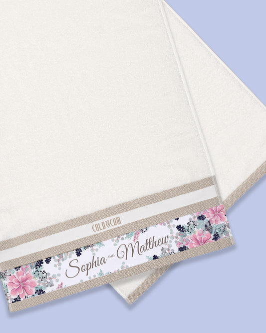 Ivory Mini Bath Towel (SIZE 20"X 40")