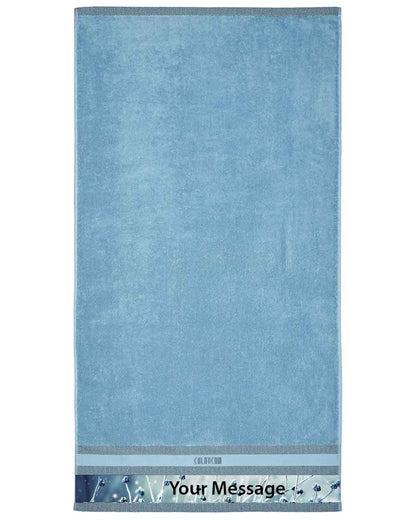 Blue Bath Towel (SIZE 27"X 53")