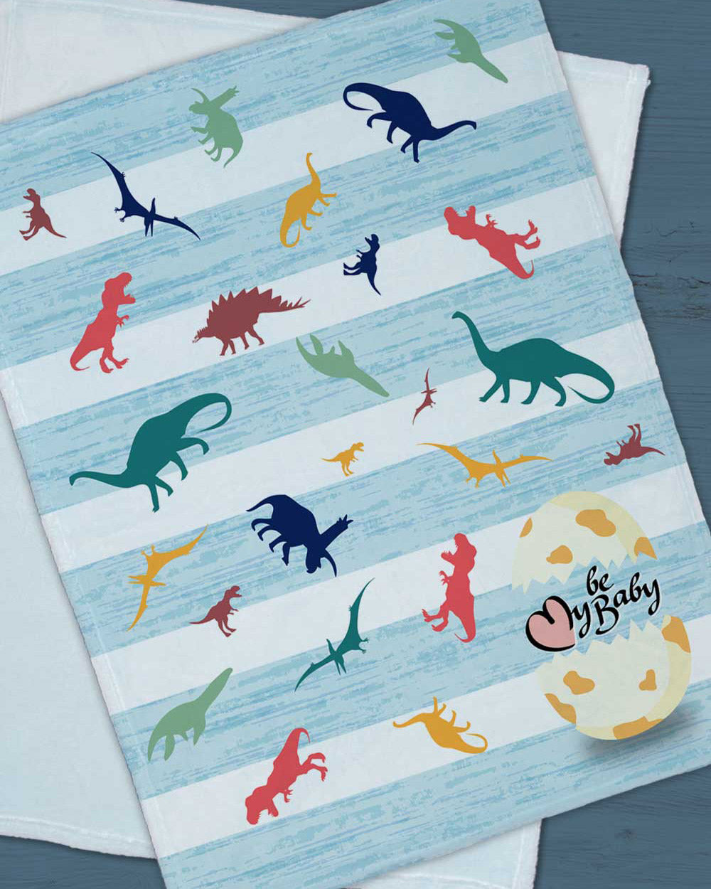 Baby Dinosaur Minky