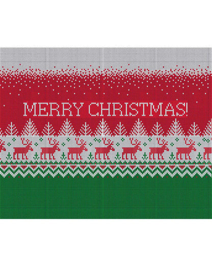 Broidery Christmas Sherpa