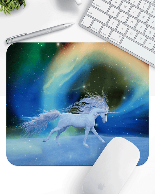 Horse Space Mouse Pad with Nonslip Base (SIZE 8"x9")