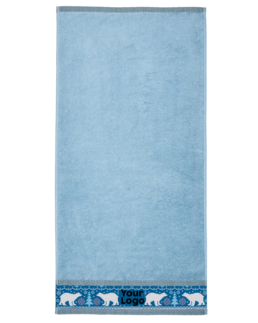 Blue Hand Towel (SIZE 16"X 32")