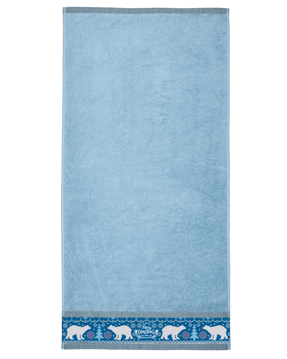 Blue Hand Towel (SIZE 16"X 32")
