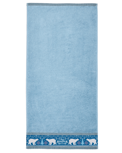 Blue Hand Towel (SIZE 16"X 32")