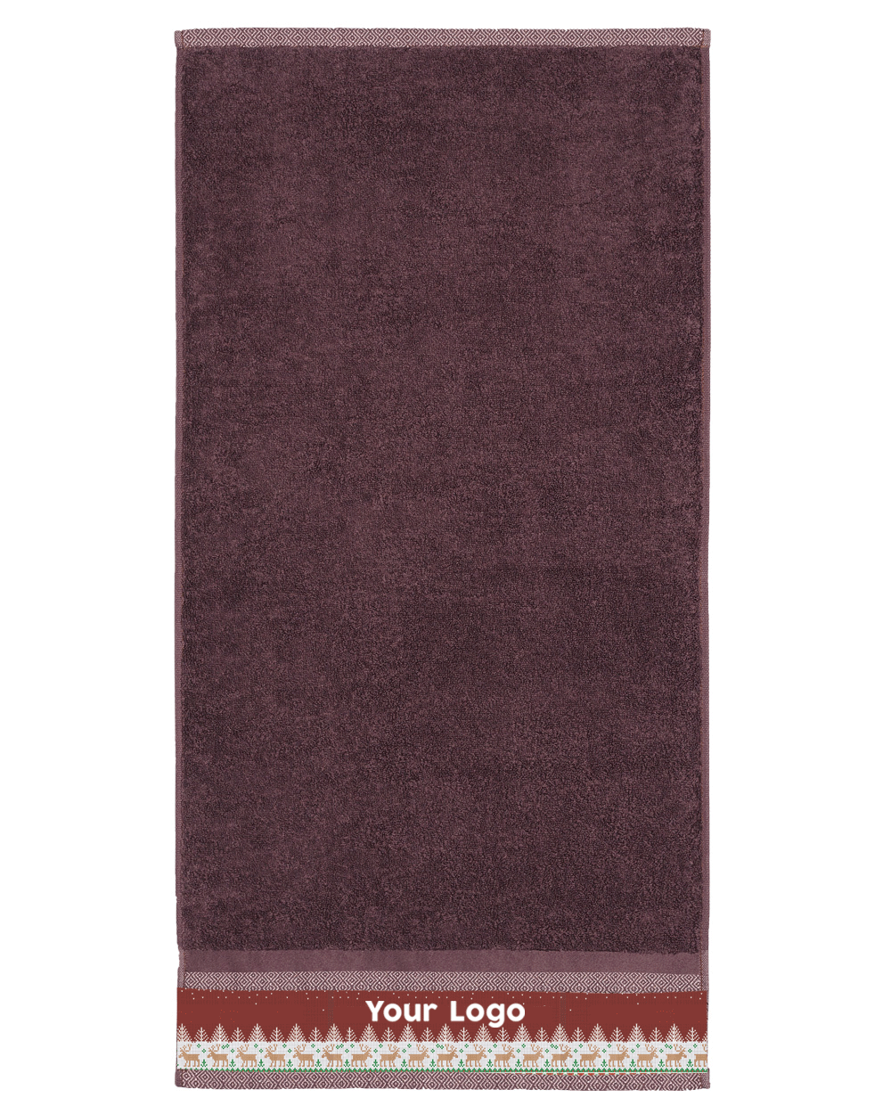 Brown Hand Towel (SIZE 16"X 32")