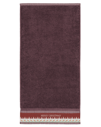 Brown Hand Towel (SIZE 16"X 32")