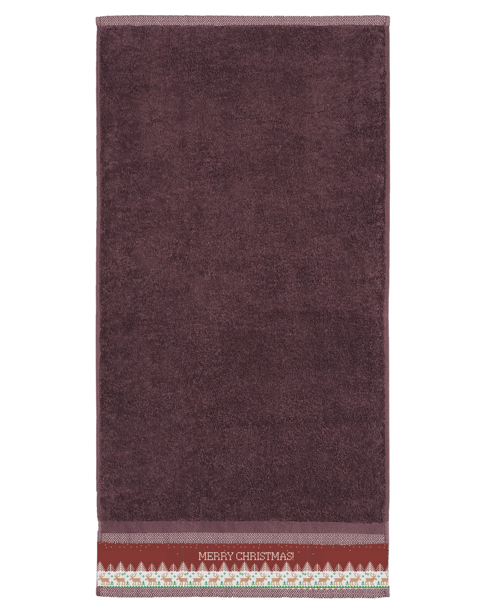 Brown Hand Towel (SIZE 16"X 32")