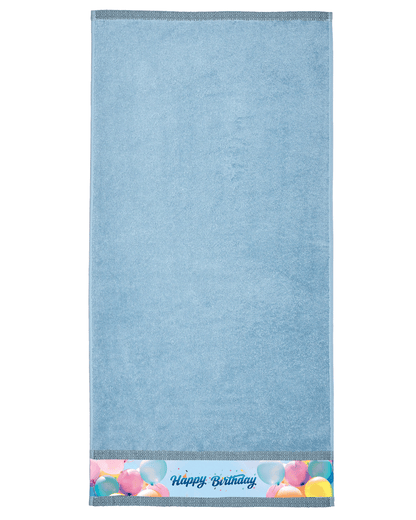 Blue Hand Towel (SIZE 16"X 32")