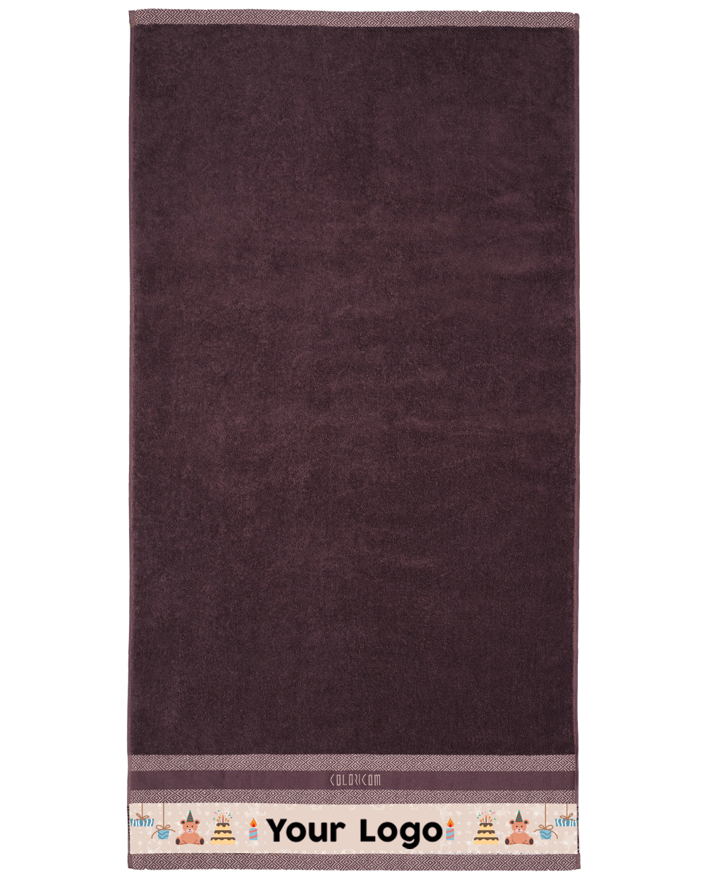 Brown Bath Towel (SIZE 27"X 53")