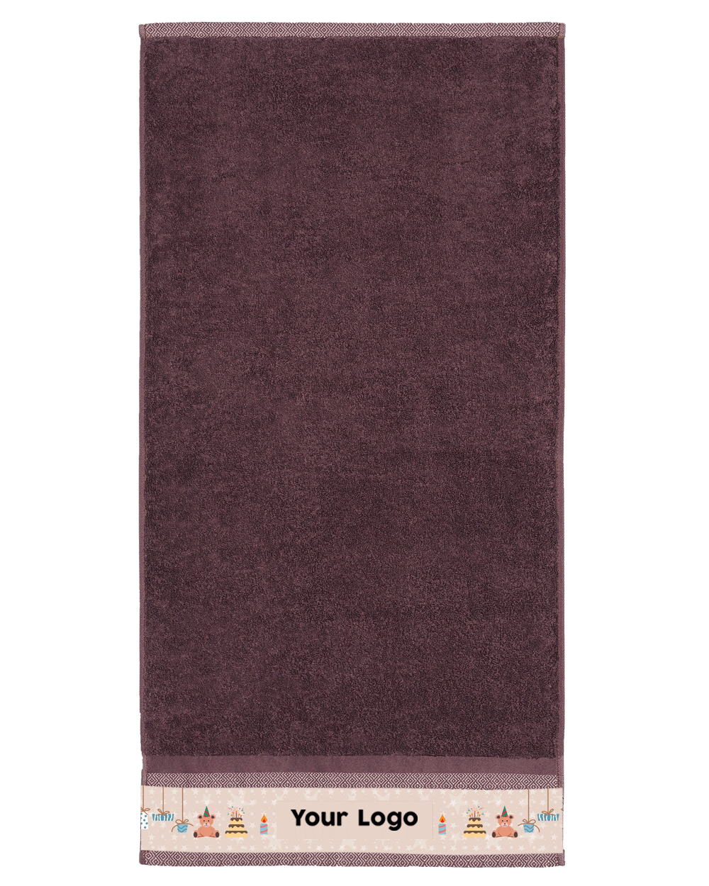 Brown Hand Towel (SIZE 16"X 32")