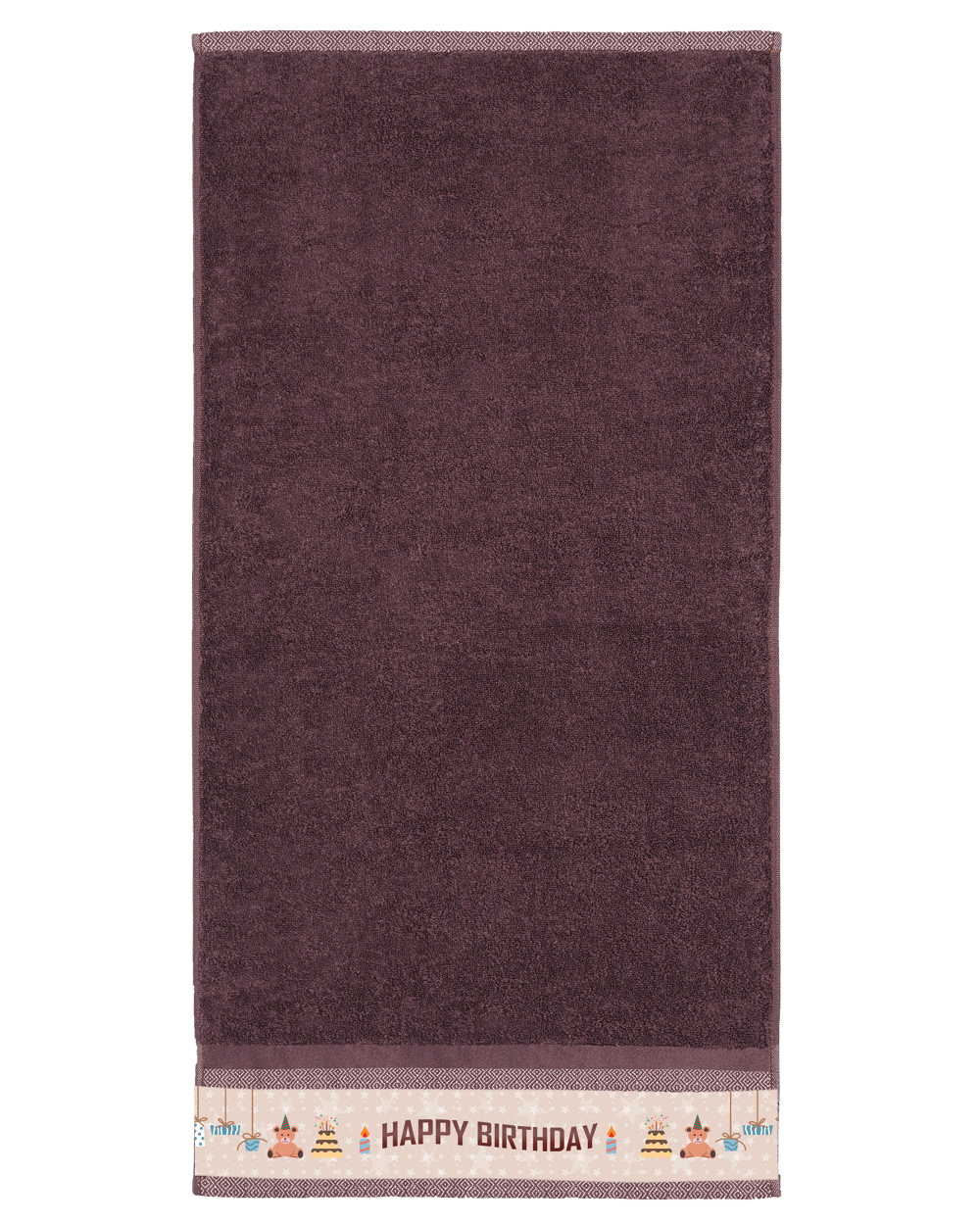 Brown Hand Towel (SIZE 16"X 32")