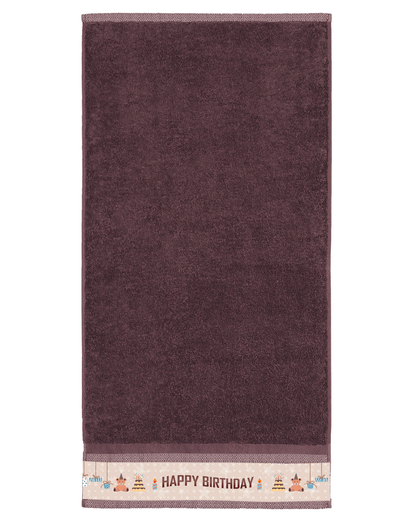 Brown Hand Towel (SIZE 16"X 32")
