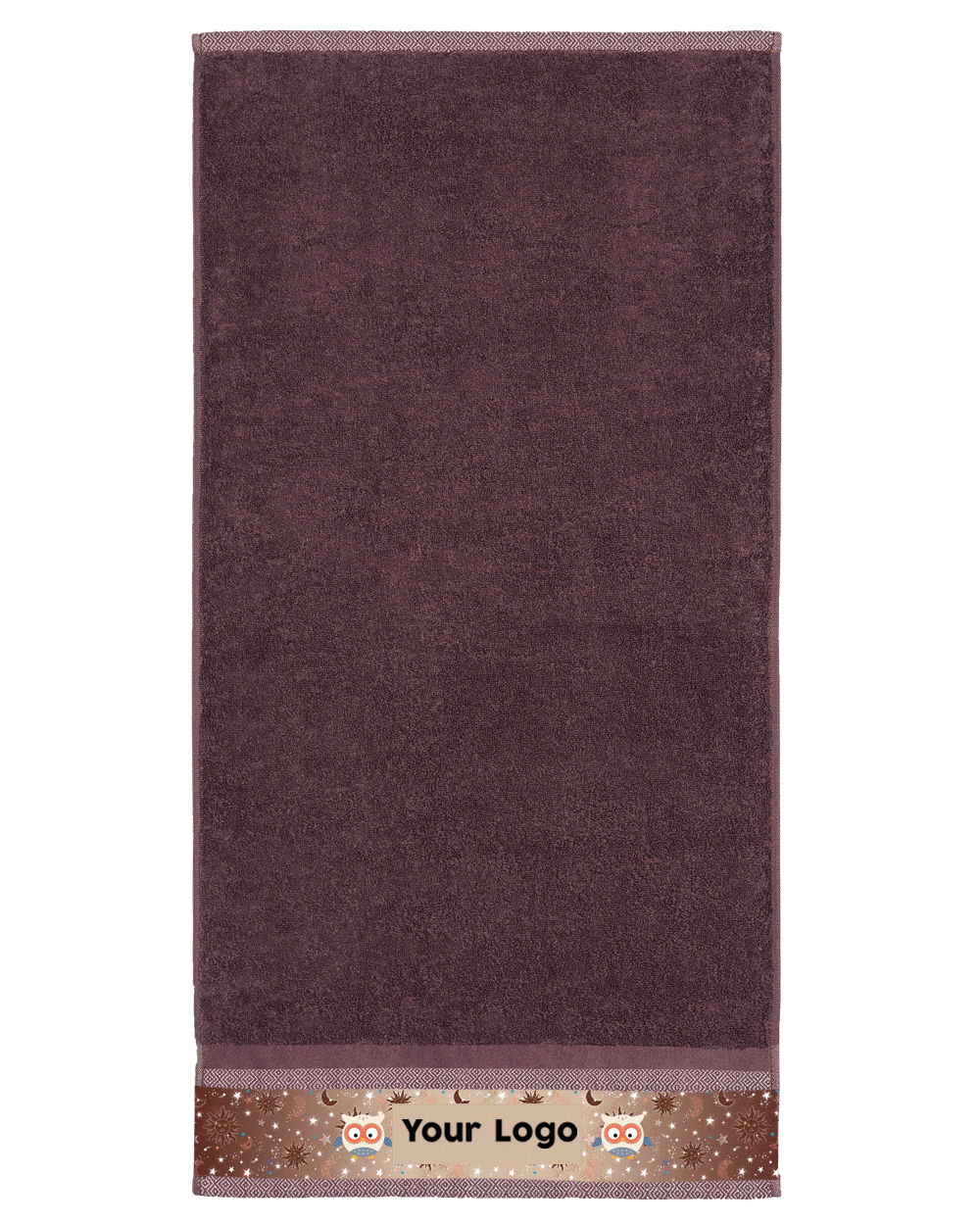 Brown Hand Towel (SIZE 16"X 32")
