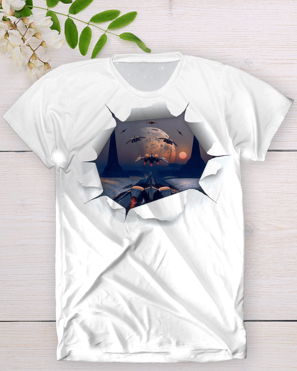 3D Design Men Poly 100 Short Sleeve Sublimation T Shirts