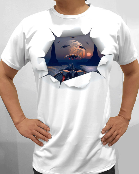 3D Design Men Poly 100% Short Sleeve,Sublimation T-Shirts