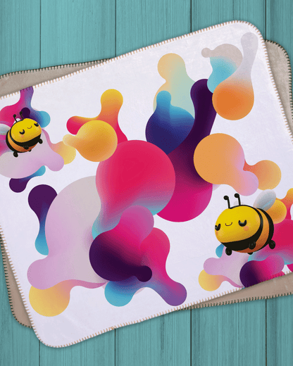 Cute Bees Sherpa