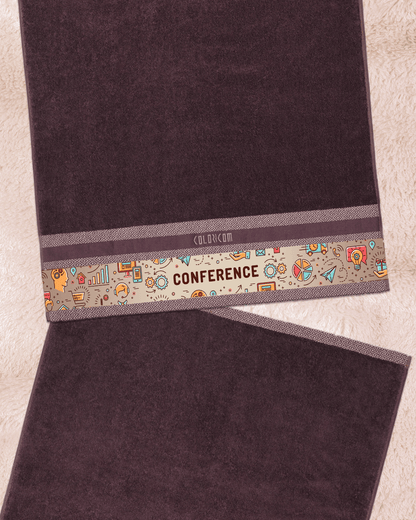 Conference Brown Bath Towel (SIZE 27"X 53")