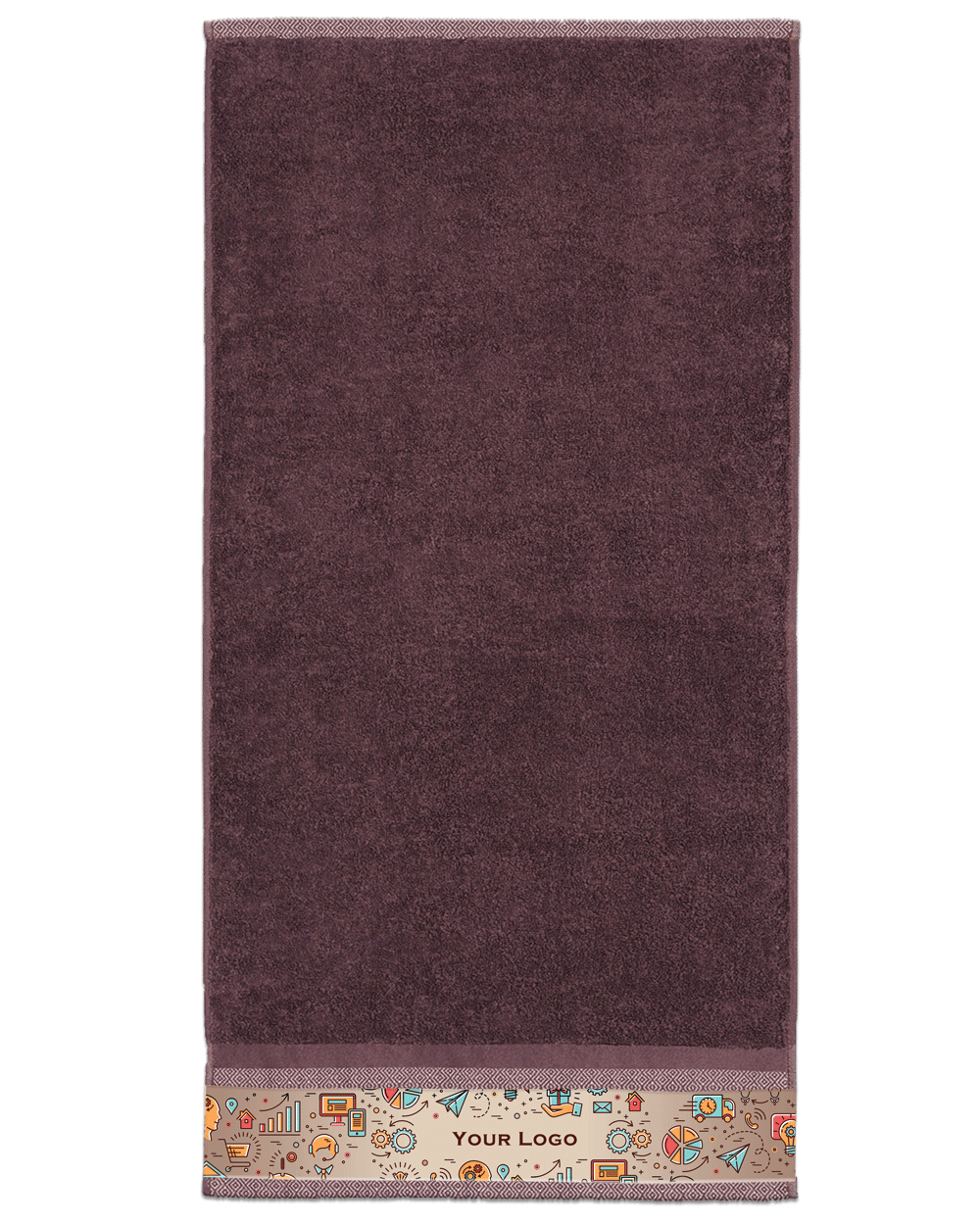 Conference Brown Hand Towel (SIZE 16"X 32")
