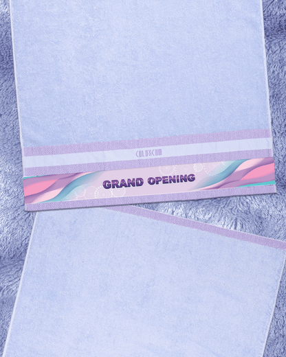 Grand Opening Purple Bath Towel (SIZE 27"X 53")