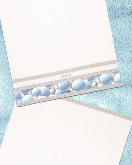 3D Ivory Bath Towel (SIZE 27"X 53")