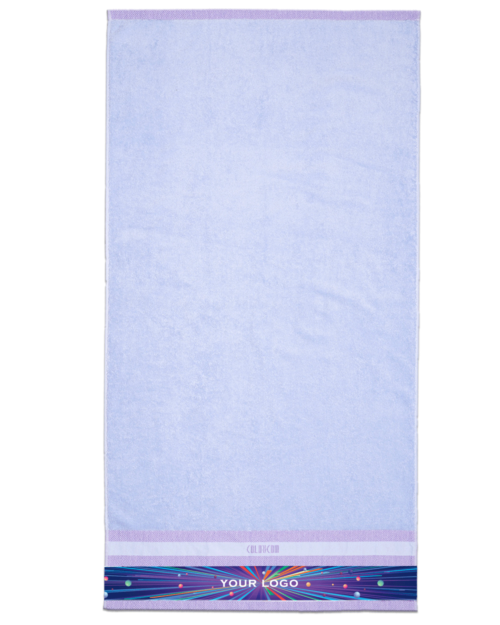 3D Grand Opening Purple Bath Towel (SIZE 27"X 53")