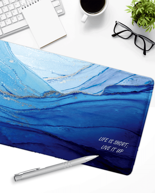 Ocean Mouse Pad with Nonslip Base (SIZE 12"X 31")