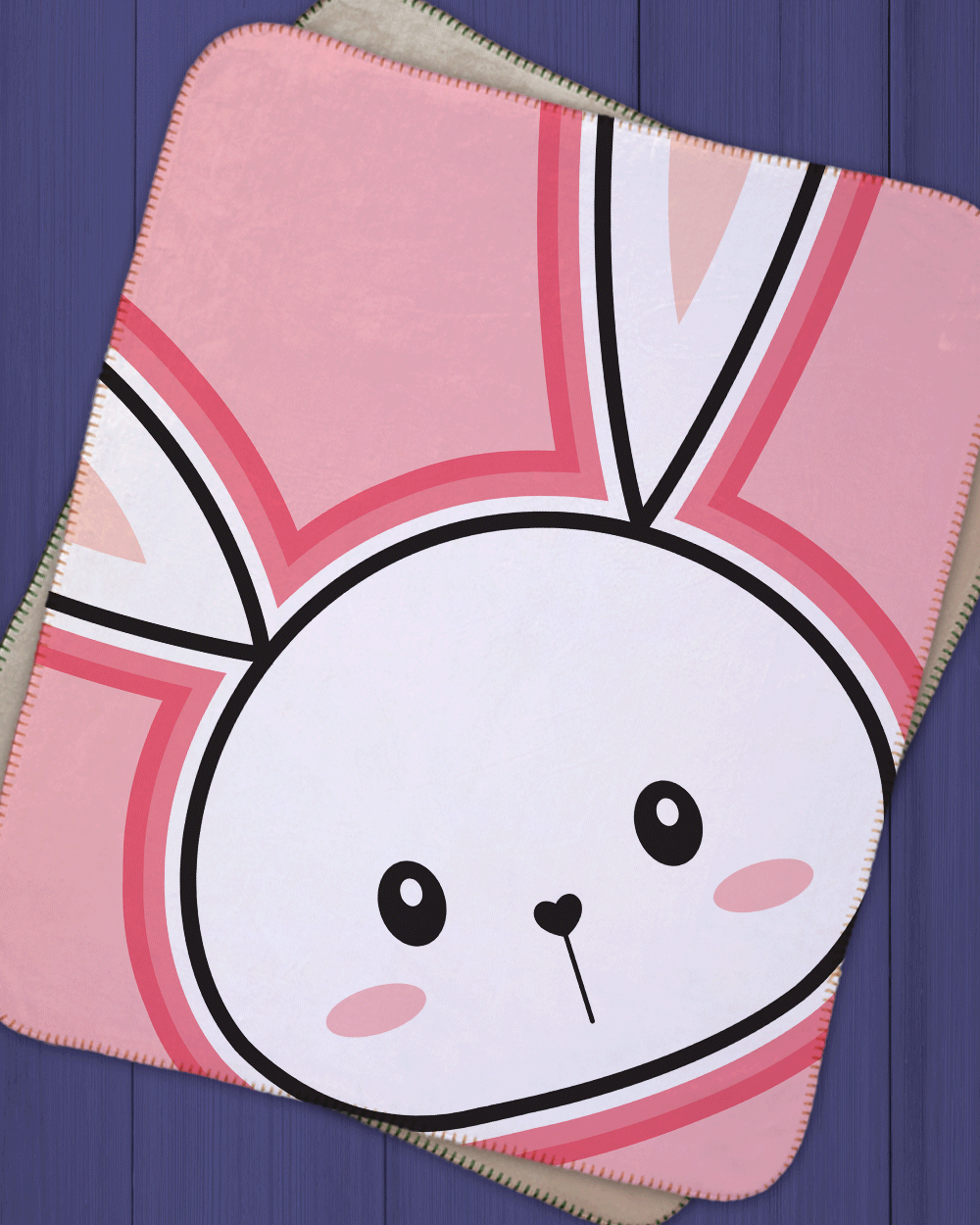 Rabbit Sherpa Blanket