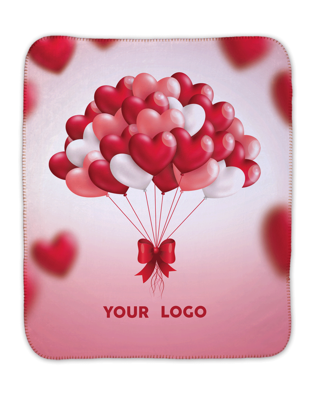 Happy Valentine's Day Sherpa Blanket